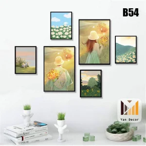 Tranh Treo Tường Phong Cảnh Vườn Hoa