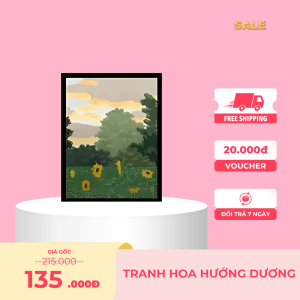 tranh hoa hướng dương